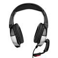 Miniatyrbillede 3 af 8: Headset til hovedmonteret computer med lysende gaming-headset til PS4 (sort rød)