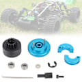 Miniatyrbilde 8 av 8: 1 sett 13T svinghjulhastighetsclutchvariatorsett Klokkefjærer Passer for 1/10 RC Nitro-motor (blå)