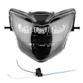 Pikkukuva 1 / 8: LED-ajovalaisin 12V kirkas moottoripyörän ajovalon muokkaus sopii Yamaha LC135 V2-V6 läpinäkyvään linssiin