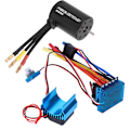 Pikkukuva 3 / 8: 3650 Moottori 3100Kv Harjaton ESC Lämpöalusta Sarja 1/10 RC Auton Malli Tarvike (60A )