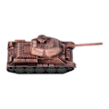 Miniatyrbild 8 av 8: Tankmodell Dekoration Multifunktionell Retro Design Slitstark Militärtank Ornament för Gåvor Souvenirer Samlingar