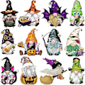 Miniatyrbillede 1 af 5: Halloween Træhængende Dekoration - Spooky Træskive Etiket til Klasseværelse og Hjemmefester