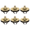 Miniatyrbillede 2 af 8: 10 sæt drejelåse i klassisk design, elliptisk form, høj hårdhed, til gør-det-selv-tasker, håndtasker og kufferter