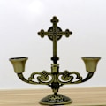Miniatyrbillede 2 af 5: 2 x Retro Europæisk Lysestageholder Elegant 2-hovedet Lysestage Stand