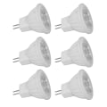 Miniatyrbilde 3 av 8: 6 stk MR11 LED lyspære 4W GU4 dobbel pin pære Dimbar 360lm lampe for gangvei hage landskapsområder 220V hvitt lys 6000K