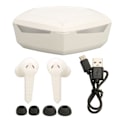 Pikkukuva 1 / 8: Bluetooth-pelikuulokkeet, stereo, matala viive, kaksi tilaa, langattomat kuulokkeet, sisäänrakennettu mikrofoni puhelimeen, kannettavaan tietokoneeseen, valkoinen
