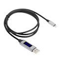 Pikkukuva 1 / 8: 3A nopea latauskaapeli LED-jännitevirranäyttö USB-kaapeli Android IOS TypeC:lle (pour IOS )