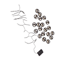 Miniatyrbillede 4 af 8: Halloween String Lights IP65 Vandtæt 3D træ Halloween Dekoration LED String Lights med 20 Bat Lights til fest