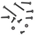 Pikkukuva 6 / 8: 160 kpl muovinen set nylon ristiruuvi kuusiomutterikiinnittimet Hardware Tool M3