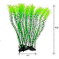 Miniatyrbillede 2 af 4: Kunstige akvarieplanter, vandplanter, tangplanter, naturtro dekorationer til akvarier, (2 stk.), plastik akvarieplanter til husholdning og O