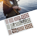 Miniatyrbilde 8 av 8: 2 ark tredimensjonal kunstig simulering lokke agn Fish Eyes Sett DIY-klistremerke