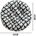 Miniatyrbillede 4 af 5: Rund Siddehynde Tatami Hynde, Stolhynde Tyk Stolhynde, 100% Bomuldslinned