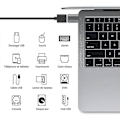 Pikkukuva 2 / 5: USB C - USB -sovitin (2 kpl), USB-C - USB 3.0 -sovitin, USB Type-C - USB -sovitin, Thunderbolt 3 - USB Female OTG -sovitin MacBook Air 2020:lle, iPadille