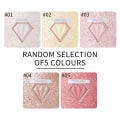 Miniatyrbillede 7 af 8: 5 farver Blush Makeup Palette Highlighter Contouring Powder Bronzer High Gloss Highlighter