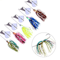 Miniatyrbild 6 av 8: 5 st Spinnerbait Fiske Lure Spinner Baits Kits Fiske Hårda Spinner Lures för Bass Öring Lax