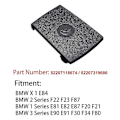 Miniatyrbilde 3 av 5: 2x For - F20 F30 F31 E84 E87 3-serie Bakre Barneseteanker Isofix Deksel 52207319686-B7