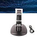 Miniatyrbild 5 av 8: Spelkontroll Laddningsställ Dropsäkert bärbar Dual Gamepad-laddarstation med indikator för PS4 SLIM
