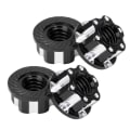 Miniatyrbilde 7 av 8: 4 stk M4 utskjæringssekskantmuttere aluminiumslegering Passer til HSP Sakura D3 D4 1/10 RC CarBlack