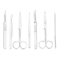 Miniatyrbillede 3 af 8: 7 stk. Dissektionsdissektionssæt i rustfrit stål Biology Student Lab Tools