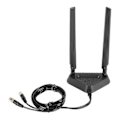 Miniatyrbilde 2 av 5: 2.4G/5G Dual Frekvens Skjøteledning Antenne Wifi Ruter Trådløst Nettverkskort 8Db Sma Antenne Magnetisk Sugebase