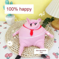Pikkukuva 4 / 5: Pig Squishy -lelu, söpö vaaleanpunainen possun paineilmalelu lapsille ja aikuisille