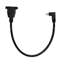 Pikkukuva 8 / 8: DP-naaras - Mini DP -uroskaapeli, lukittava kaksoisreikä, Displayport-sovitin QXGA 2560x1600 resoluution lähtöön