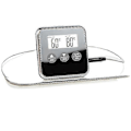Miniatyrbillede 1 af 5: Digitalt Display C/f Madtermometer Probe Timer Meter Magnet Madlavning Mad Hjemmebagning Bbq Vin Termometer