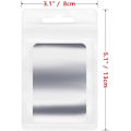Miniatyrbillede 2 af 5: 200 Hvide 8 X 13cm Aluminiumsplastikposer