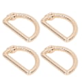 Miniatyrbilde 6 av 8: 20 stk metall D-ringer serpentine lukket munn D-ringer spenne sinklegering DIY veske D-ringer for bagasje håndveskestropper
