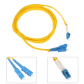 Miniatyrbillede 3 af 8: 9,8 fod SC-LC fiberoptisk patchledning PVC Singlemode jumperkabel til netværk