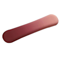 Miniatyrbillede 1 af 5: Håndledsstøtte til tastatur, komfortabelt memory cotton fyld, skridsikker gradient Zekai Claret