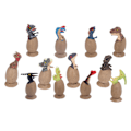 Miniatyrbild 4 av 8: Dinosaurieägg Leksaker 12 Sorter Livsliknande Simulering Design Utbildande Kläckande Dinosaurie Leksaksmodell för Över 3 År Gamla