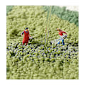 Miniatyrbild 3 av 5: Supermjuk Mikrofiber Halkfri Absorberande Badrumsmatta, Maskintvättbar Badrumsmatta för Badkar, Dusch och Badrum, Sovrum, 50 x 80cm, Lövgrön