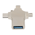 Pikkukuva 7 / 8: OTG-sovitin 3-in-1 Type C Micro Ligthning - USB-liitäntään, enintään 10 Gbps, sinkkiseos, USB OTG -sovitin tiedonsiirtoon ja lataukseen