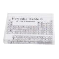 Miniatyrbillede 2 af 8: Periodisk system Sort akryl Kemiske grundstoffer Alfabet Periodisk system Undervisning Display Home Decor S