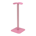 Miniatyrbilde 1 av 8: Hodetelefonstativ Avrundet hjørne Anti-slip base TPU-skuff Robust metallstang Hodesettholder for hjemmespillkontor Rosa