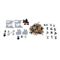 Pikkukuva 2 / 8: Sotilasmalli toimintahahmo DIY-linna Fort Castle Building Siege Model Toy Set syntymäpäivälahja lapsille