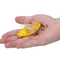 Miniatyrbilde 5 av 8: Hardt fiske lokke bionisk cikade form fiske agn med roterende spinn propell trippel krok 7.5cmY238-8