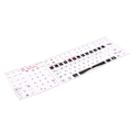 Miniatyrbild 4 av 8: 2 st Tangentbordsdekaler Universal Desktop Computer Mekanisk Gaming Ersättning Tangentbord Keyboard Matte Stickers