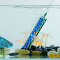 Miniatyrbillede 4 af 4: Akvarium Luftsten Bar Bobler - 4,5 Tommer Boblefrigivelse Værktøj - Plastikbase Kvadratisk Oxygen Diffuser - Nano Luftpumpe - Lille Spand - 2 Pak