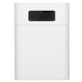 Miniatyrbild 1 av 8: M09B 4x18650 Batterilagringsbox Micro Typ C Ingångsport Bärbar DIY Power Bank Kit Vit