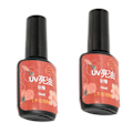 Miniatyrbillede 8 af 8: 2 stk. 15 ml neglelak top coat transparent slidstærk ridsefast lækagesikker top coat til neglelak