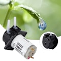 Miniatyrbild 5 av 8: Svart platt mini peristaltisk pump silikonrör självsugande vattenpump för experimentanalys (12V)