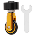 Miniatyrbillede 1 af 8: Sammenklappelig cykel let hjul til K3PLUS 412 sammenklappelig cykel 33,9 mm sadelpind hjælpe skub let hjul guld