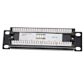Miniatyrbilde 3 av 5: CAT6 8 Porter Patch Panel Rack Nettverk 10 Tommer 1U Rackmontering med RJ45 Socket kompatibel med Husholdnings Distribu-B14