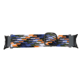 Miniatyrbilde 7 av 8: Flettet vevende klokkerem Flerfarget Juster størrelse Erstatningsklokkebånd for Pixel Watch Indigo