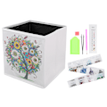 Miniatyrbillede 1 af 8: Diamantmaleri Træ Opbevaringsboks Foldbar Resin DIY Maling Kits Diverse Beholder