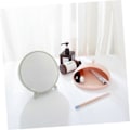 Miniatyrbillede 3 af 5: Bordspejl med opbevaring Valentinsdagsgaver Bordpladespejl Makeup Opbevaring 19*17cm khaki