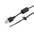Miniatyrbild 5 av 8: 2 meter USB muslinjekabelbyte Reparationstillbehör för Logitech G9/G9X Game Mouse