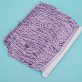 Pikkukuva 3 / 8: 10 jaardia 14cm pitkä hapsureuna latinalainen mekko tupsut polyesteri pitsi reunus nauha ompele näyttämö DIY verho vaatteet tarvikkeet Violetti